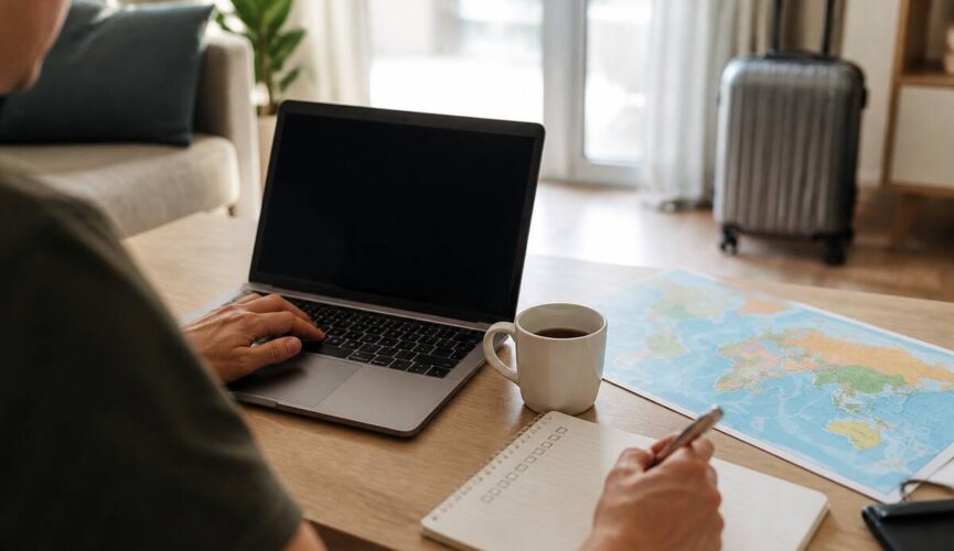 Checklist voor reizen en vakanties vergelijken op een reisbureau